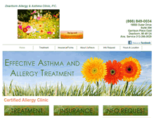 Tablet Screenshot of dearbornallergyasthma.com